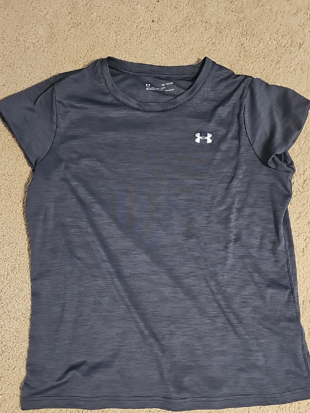 Under Armour Women's Short Sleeve Performance Tee — Dark Heathered Gray